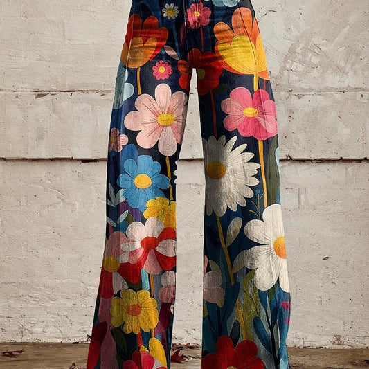 Jenny | Pantalones Modernos y Elegantes con estampado Floral