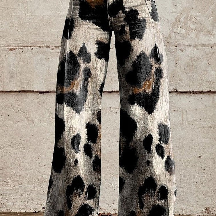 Lara | Pantalones Vintage Hechos a mano con un Elegante diseño Estampado