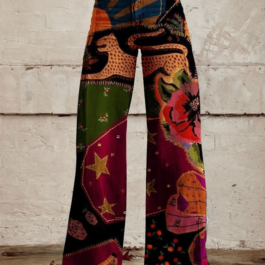 Luna | Pantalones Acampanados Orgánicos para un Estilo Místico