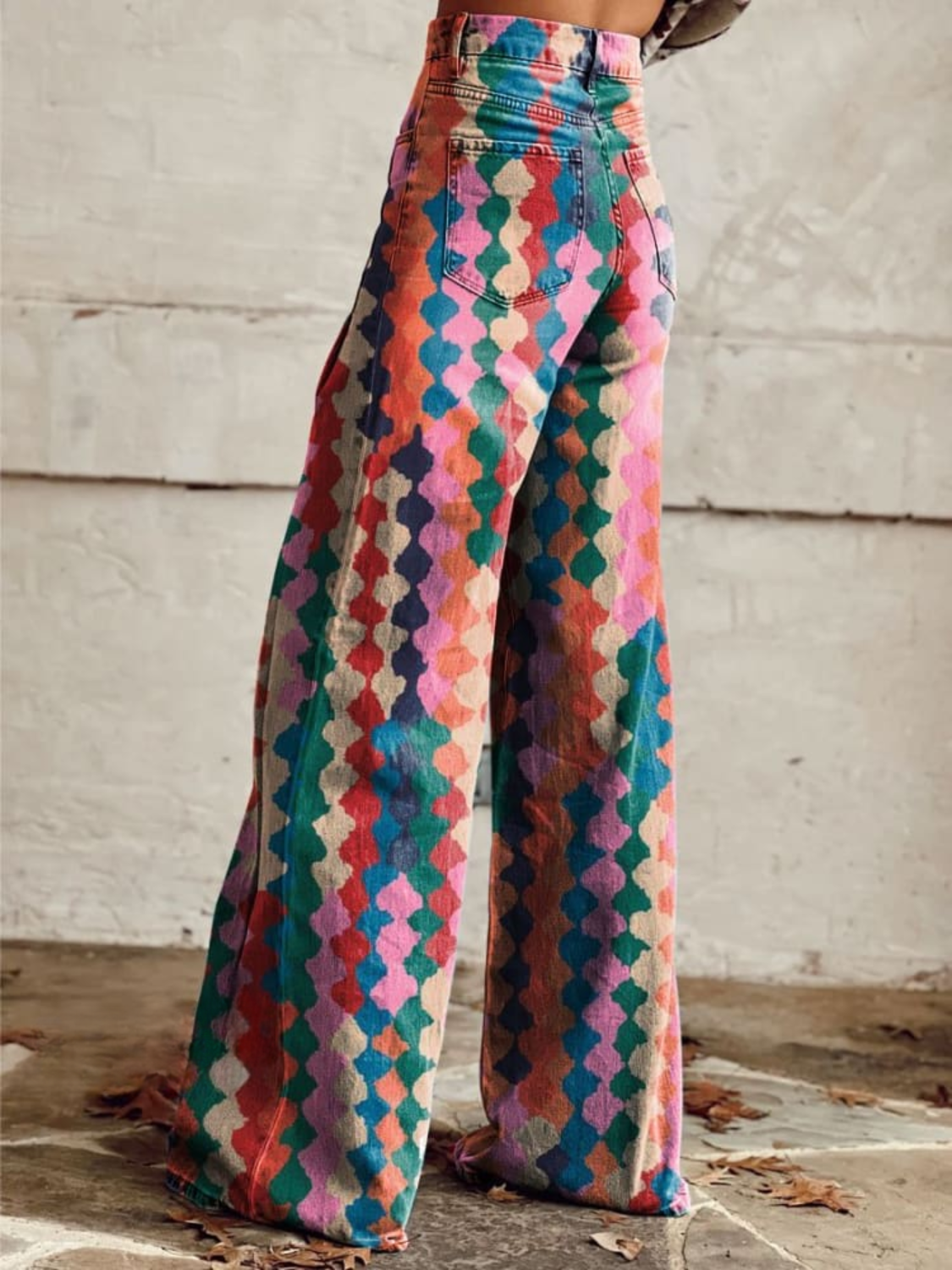 Evelyn | Pantalones Acampanados de Material de Primera Calidad