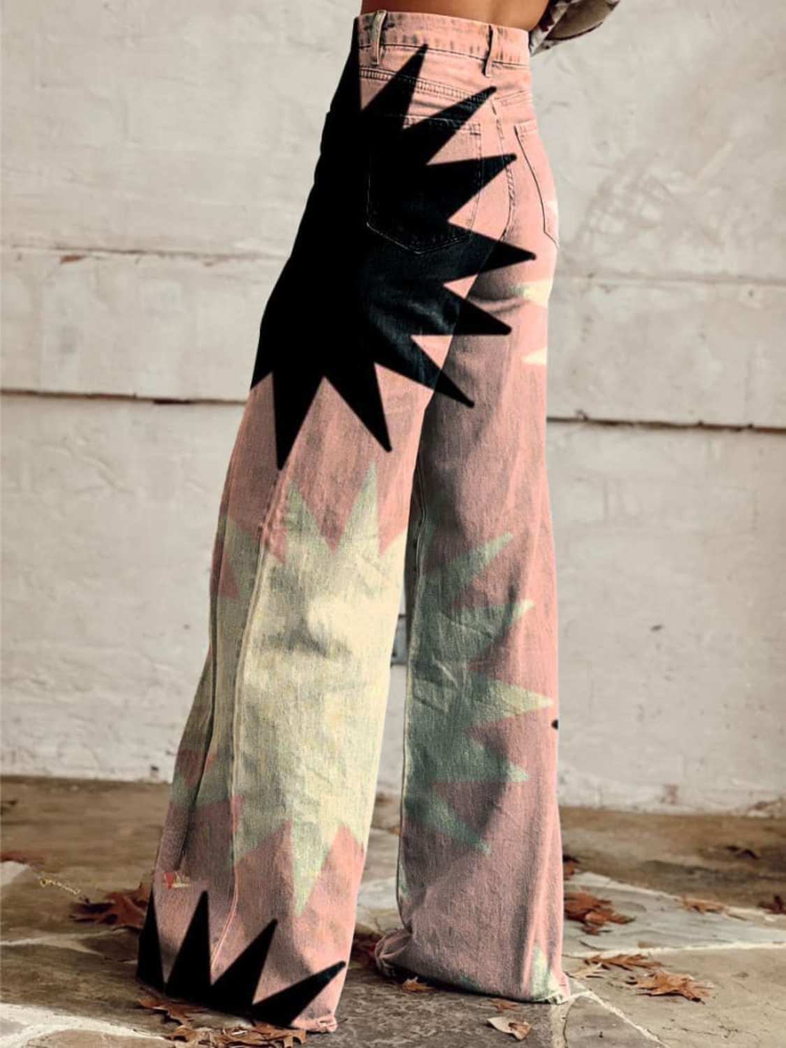 Estela | Pantalones Acampanados de Material de Alta Calidad
