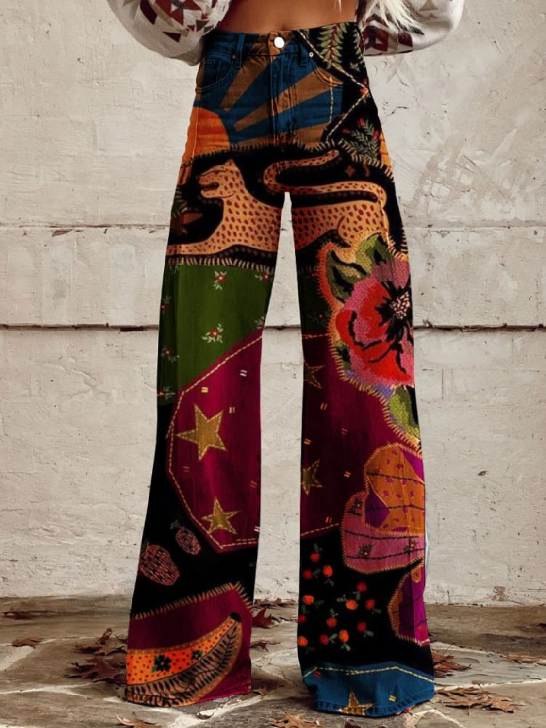 Luna | Pantalones Acampanados Orgánicos para un Estilo Místico