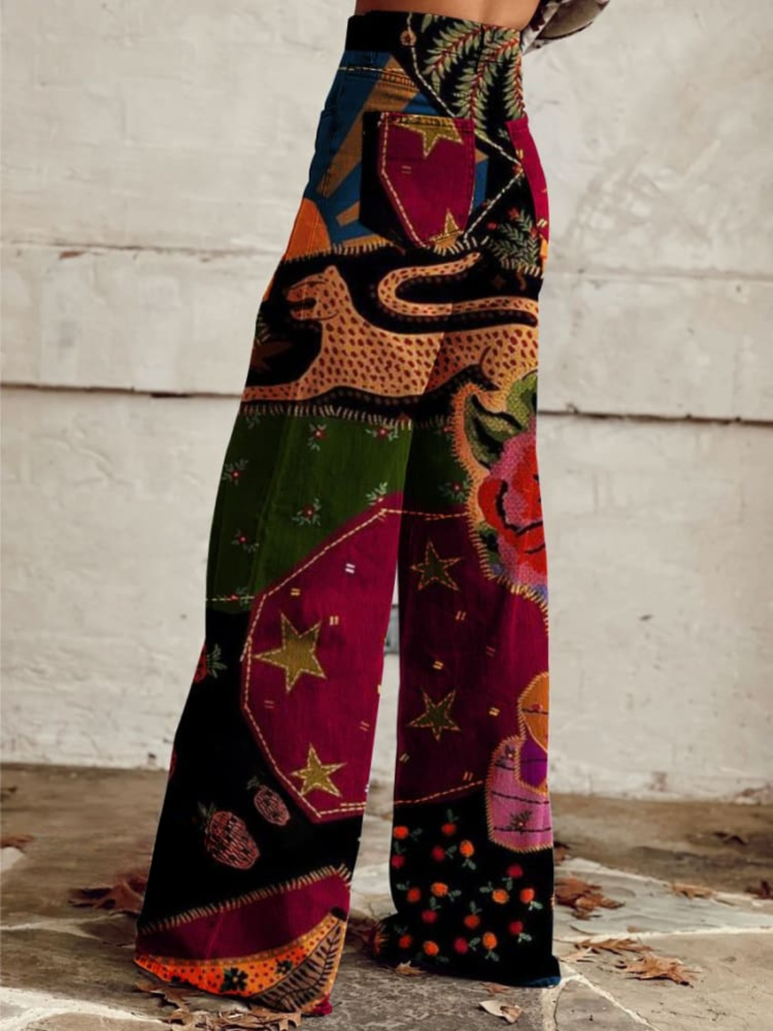Luna | Pantalones Acampanados Orgánicos para un Estilo Místico