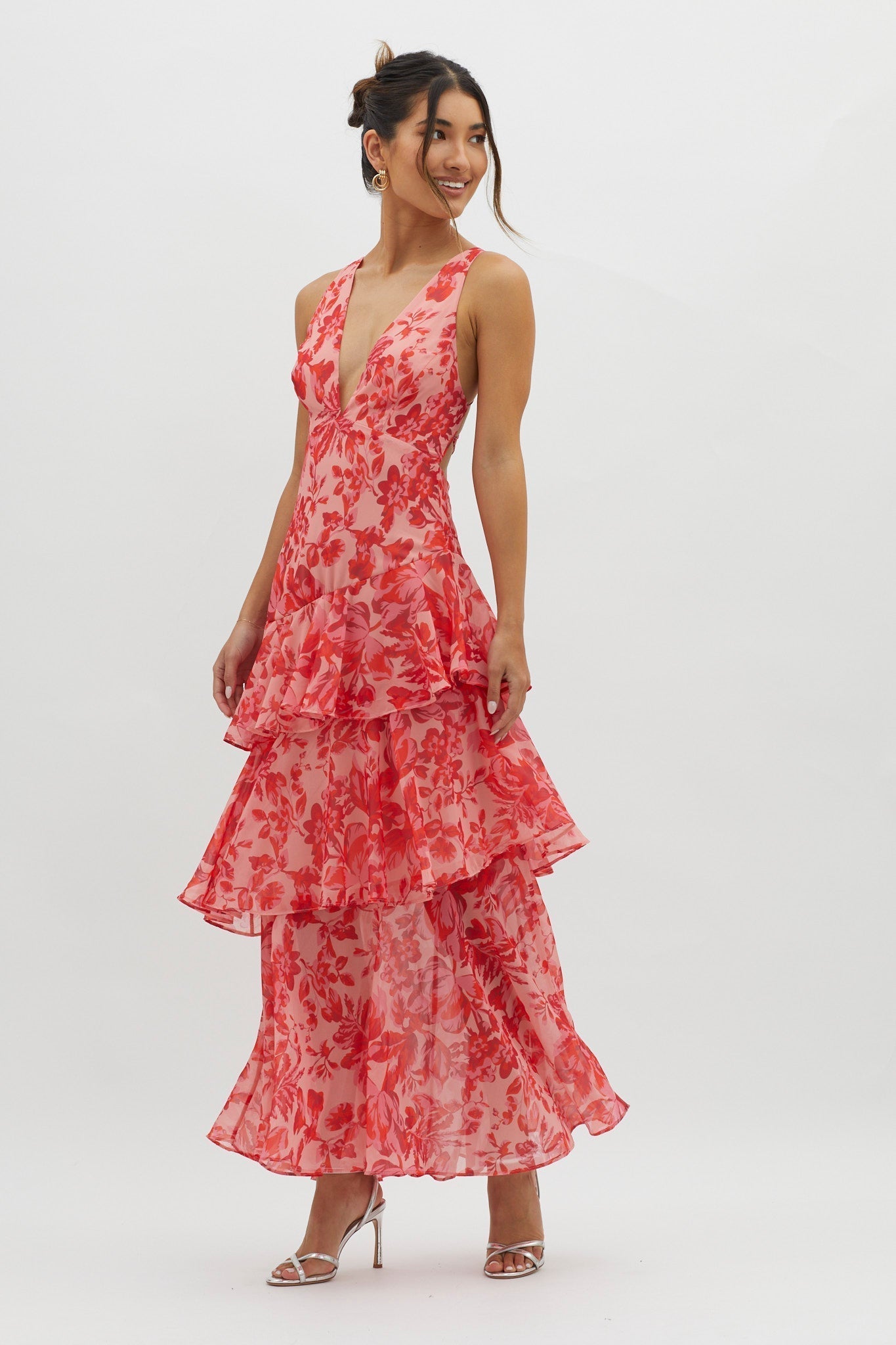 Cristina | Vestido Midi Cambio Floral