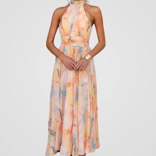 Isabela| Vestido midi Flor de Ensueño